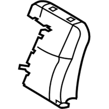 Toyota 71552-07060 Seat Back Pad