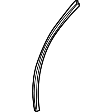 Nissan 82839-EA500 Seal-Rear Door Partition, LH
