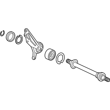 Acura 44500-TY3-A00 Shaft Assembly, Half