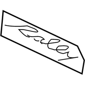 GM 22651672 Emblem Rear Quarter