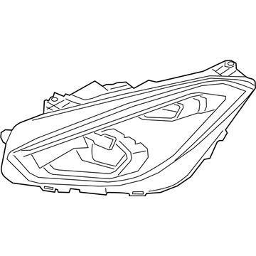 BMW 63-11-9-498-480 HEADLIGHT, LED, AHL, HIGH, R