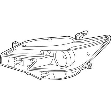 Toyota 81170-21180 Composite Headlamp