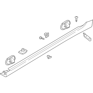 Hyundai 87752-GI000-CA MOULDING ASSY-SIDE SILL, RH