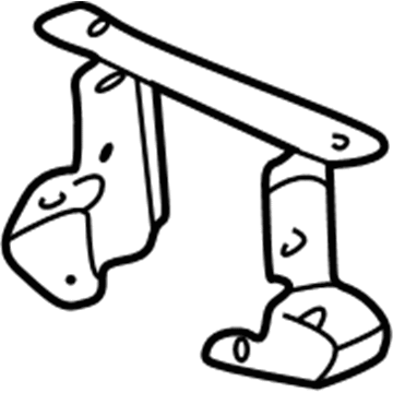 Acura 83420-S0K-A00ZZ Bracket A, Rear Console