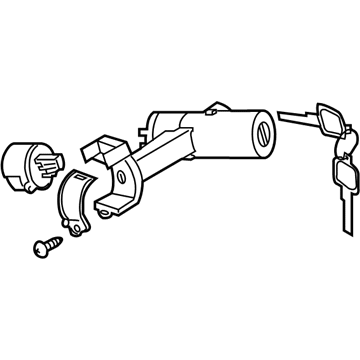 Nissan 48700-ZS00A Lock Set-Steering