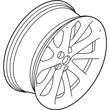 Ford DG1Z-1007-B Wheel, Alloy