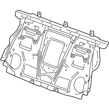 GM 84088995 Seat Back Panel