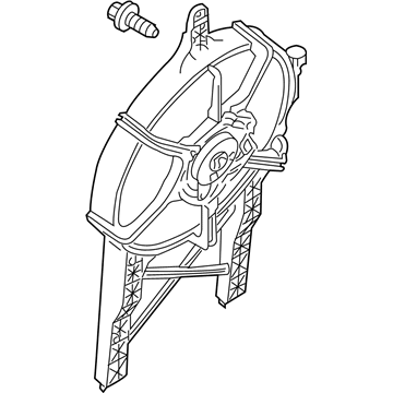 Nissan 92120-ZL00A Fan And Motor Assembly CONDENSOR