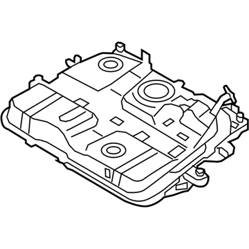 Kia 311301D500 Fuel Tank & Suspension Cross Member