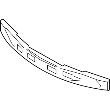 Hyundai 86520-3Q100 Absorber-Front Bumper Energy