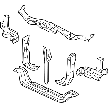 Honda 60400-SJC-A01ZZ Bulkhead, Front