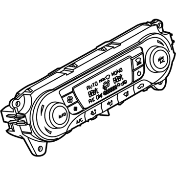 Ford BM5Z-19980-E Dash Control Unit