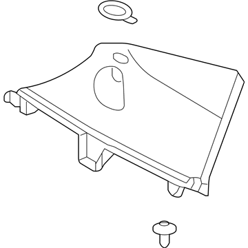 Kia 858601G550LX Trim Assembly-Rear Pillar