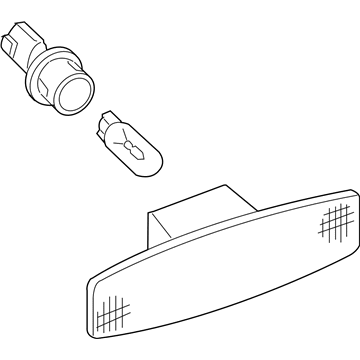 Kia 0K2S1515F0 Lamp-FSMARKER, LH