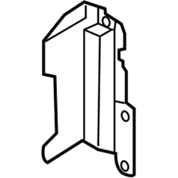 Hyundai 29136-F3300 Air Guard, Left