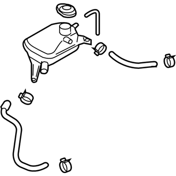 Hyundai 25430-F3300 Reservoir Assembly-Radiator