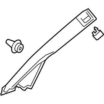 Honda 84151-TK8-A02ZA Garnish, L. *NH556L*
