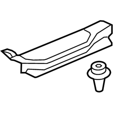 Honda 84251-TK8-A01ZA Garn Assy. L, FR. Side *NH686L* (LIGHT WARM GRAY)