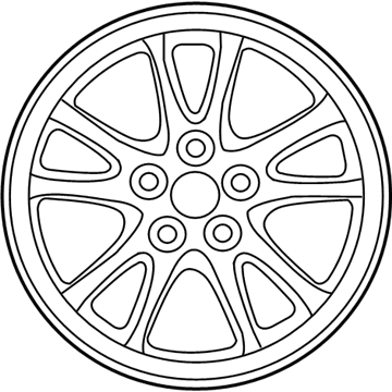Toyota 42611-47440 Wheel, Disc