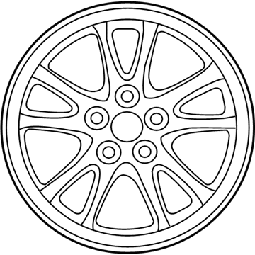 Toyota 42611-47441 Wheel, Alloy