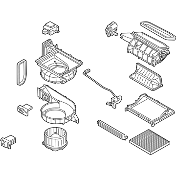 Kia 972004D102 Blower Unit