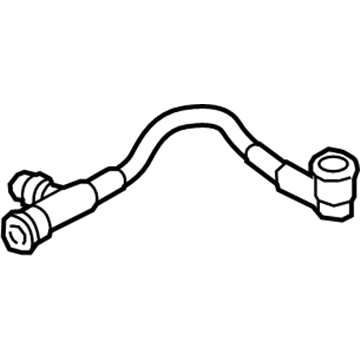 BMW 17-12-8-602-612 Engine Coolant Overflow Hose