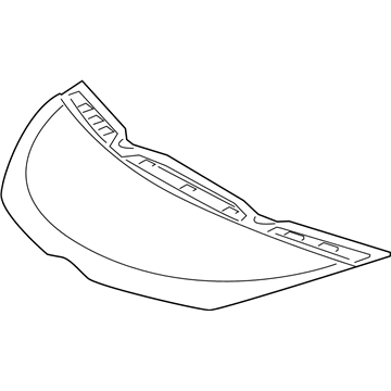 Toyota 53301-74020 Hood