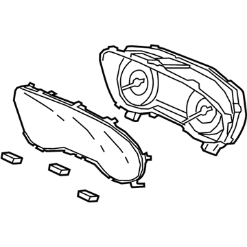Acura 78100-TJB-AF1 Meter Assembly, Combination (Rewritable)