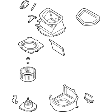 Infiniti 27200-5W60A Blower Assy-Front