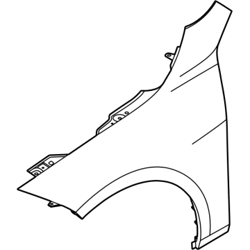 BMW 41-00-9-492-435 SIDE PANEL, FRONT LEFT