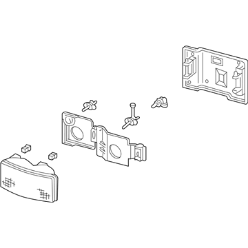 GM 15034930 Lens & Housing