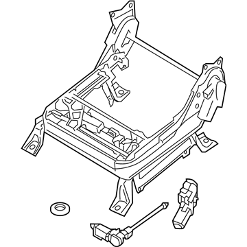 Nissan 87450-9GD0A Adjuster Assy-Front Seat, LH
