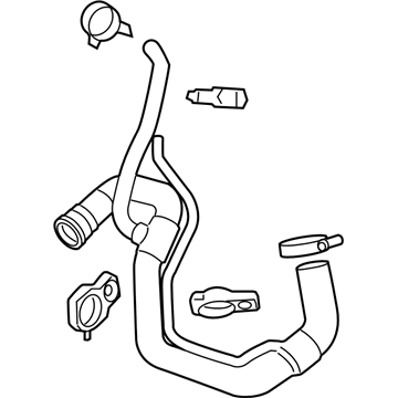 GM 84036271 Lower Hose