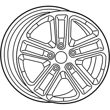 Mopar 6BZ403XFAA Aluminum Wheel