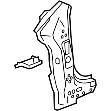 GM 22962614 Hinge Pillar Reinforcement