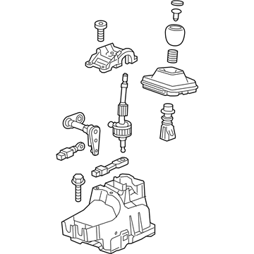 GM 25194002 Gear Shift Assembly