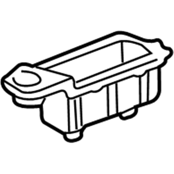 Honda 84661-S0X-J11ZC Holder, Driver Side Cup (Mild Beige)