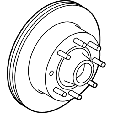 Ford BC2Z-1102-A Hub & Rotor