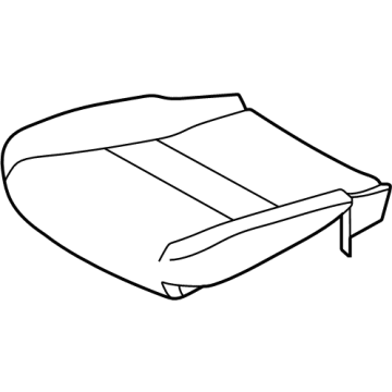 Nissan 87361-6LB0A Pad Assy-Cushion, Front Seat LH