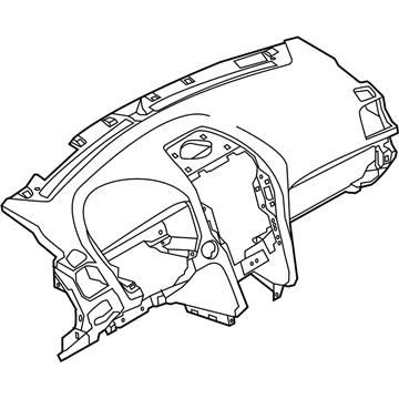 Ford FB5Z-7804320-AA Instrument Panel