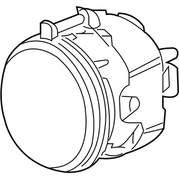 Mopar 4805858AB Front Fog Lamp