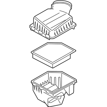 Ford 7R3Z-9600-E Air Cleaner Assembly