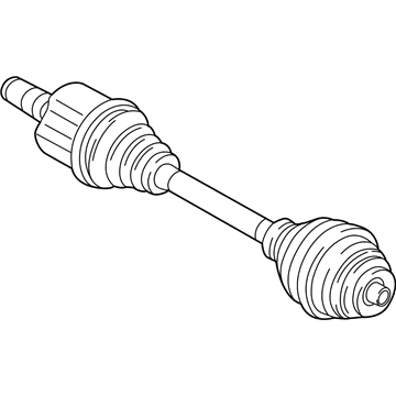 BMW 31-60-8-482-645 Left Cv Axle Shaft