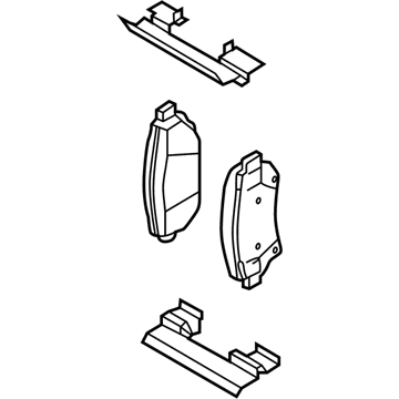 GM 19152643 Front Pads