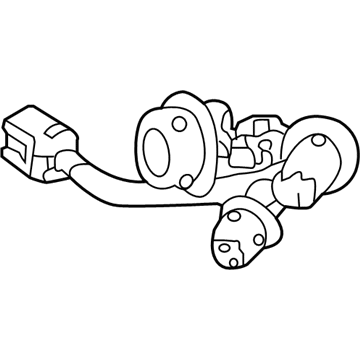 Hyundai 92490-J0010 Rear Combination Inside Holder & Wiring