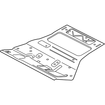 BMW 41-00-7-493-927 FRONT TRUNK FLOOR