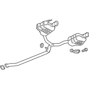 GM 84581765 Muffler W/Tailpipe