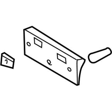 Nissan 96210-2Y900 Bracket-Licence Plate