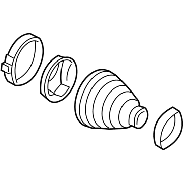 GM 95327833 Boot Kit-Front Wheel Drive Shaft Tri-Pot Joint