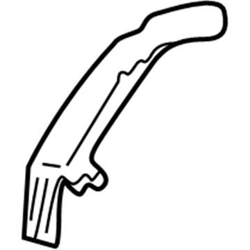 GM 15149737 Molding Asm-Windshield Side Garnish <Use 1C2N *Gray